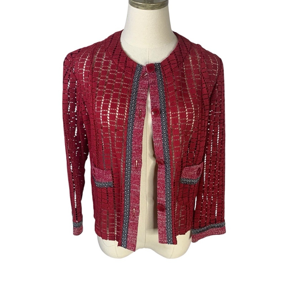 Etro Laser Cut See Through Short Jacket
